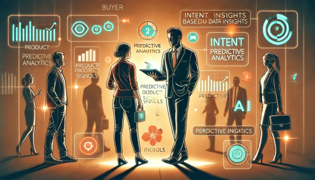 10 B2B Marketing Trends You Can’t Afford to Ignore in 2025 8 Intent Data is driving targeting precision. The image shows a seller is approaching a buyer before the buyer approaches the seller