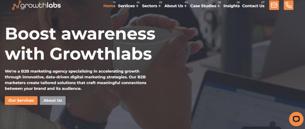 Growthlabs Marketing Agency Website